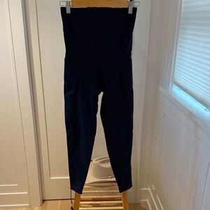 Beyond the Bump Navy High-Waisted Leggings